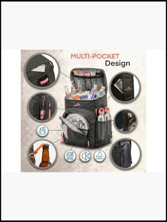 Insulated Backpack Cooler Leakproof Lightweight Portable Camping Beach Hiking main image 4